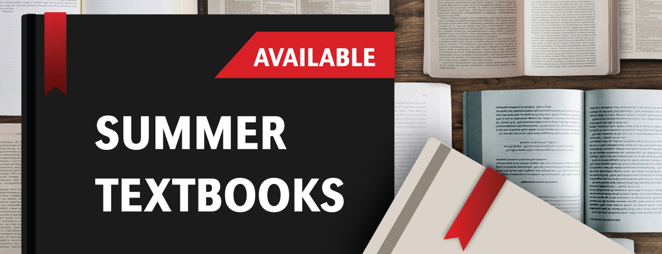 Summer 2025 textbooks are available